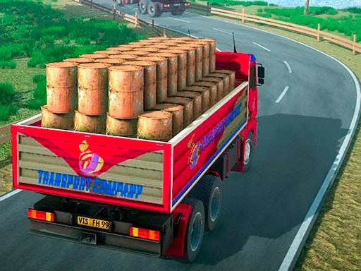 Indian Truck Driver Cargo Duty Delivery — Ação